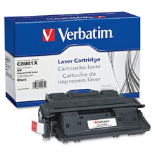 Verbatim HP C8061X High Yield Remanufactured Laser Toner Cartridge, Sold as 1 Each