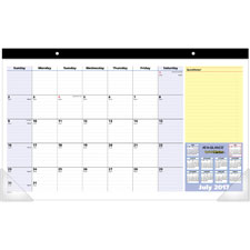 At-A-Glance Monthly Desk Pad Calendar, Sold as 1 Each