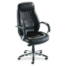 Lorell Ridgemoor Executive High-Back Swivel Chair, Sold as 1 Each