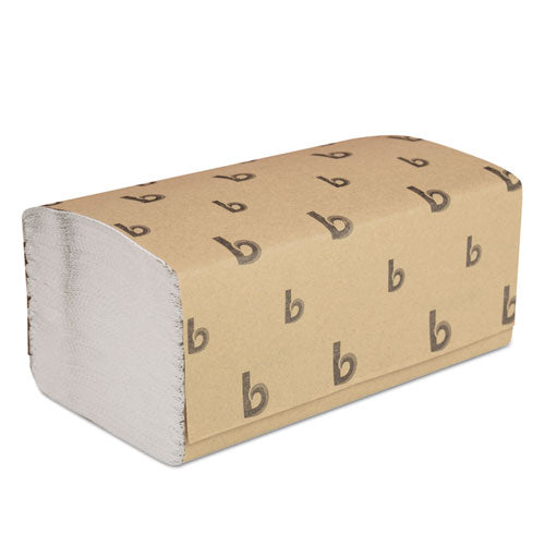Boardwalk - Singlefold Paper Towels, White, 9 x 9 9/20, 250/Pack, 16/Carton, Sold as 1 CT