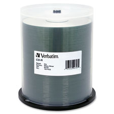 Verbatim CD-R 700MB 52X DataLifePlus Shiny Silver Silk Screen Printable, Sold as 1 Package
