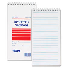 TOPS Gregg Rule Reporter's Notebook, Sold as 1 Package, 4 Each per Package 