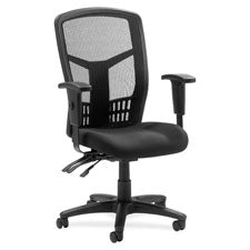 Lorell Ergomesh Seating Exec Mesh High-Back Chair, Sold as 1 Each