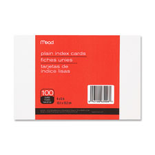 Mead Printable Index Card, Sold as 1 Package, 100 Each per Package 