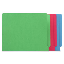 Sparco Colored End Tab Fastener Folder, Sold as 1 Box, 50 Each per Box 