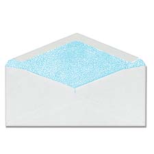 Sparco Security White Wove Commercial Envelopes, Sold as 1 Box