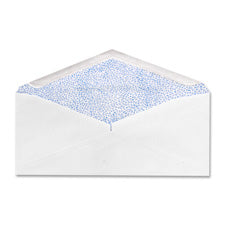 Sparco White Wove Security Tinted Envelopes, Sold as 1 Box