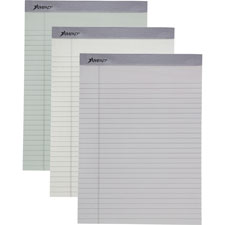 Ampad Pastel Legal-ruled Perforated Pads, Sold as 1 Package, 6 Pad per Package 