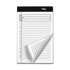 TOPS Project Planning pad with Numbered Ruled, Sold as 1 Package, 6 Pad per Package 