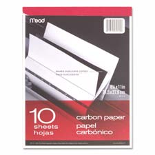 Mead Carbon Paper Tablet, Sold as 1 Each