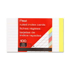 Mead Colored Index Card, Sold as 1 Package