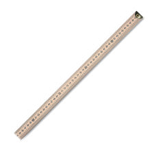 Westcott Meter Stick Ruler with Brass Ends, Sold as 1 Each