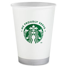 Starbucks Compostable 12oz Hot/Cold Cups, Sold as 1 Carton, 20 Bag per Carton 