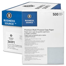 Business Source Premium Multipurpose Copy Paper, Sold as 1 Carton, 10 Ream per Carton 