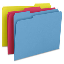Business Source Color-coding Top Tab File Folder, Sold as 1 Box, 100 Each per Box 
