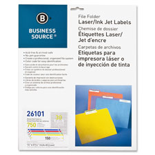 Business Source File Folder Label, Sold as 1 Package, 1500 Each per Package 