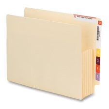 Smead 75165 Manila End Tab File Pockets with Reinforced Tab, Sold as 1 Box, 10 Each per Box 