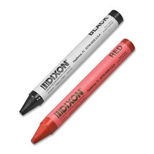 Dixon Long-Lasting Marking Crayon, Sold as 1 Dozen