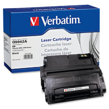 Verbatim HP Q5942A Remanufactured Laser Toner Cartridge, Sold as 1 Each