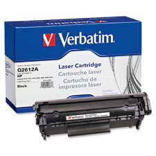 Verbatim HP Q2612A Remanufactured Laser Toner Cartridge, Sold as 1 Each