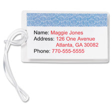 Business Source Luggage Tag Strap, Sold as 1 Box, 100 Each per Box 