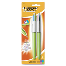 BIC 4-colors-in-One Multifunction Ball Pen, Sold as 1 Package, 2 Each per Package 