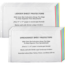 Stride Semi-clear Sheet Protectors, Sold as 1 Box