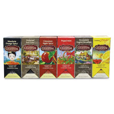Celestial Seasonings Assorted Teas, Sold as 1 Carton, 6 Box per Carton 