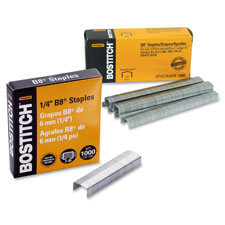 Bostitch B8 PowerCrown Premium Staples, Full-Strip, Sold as 1 Box, 10 Package per Box 