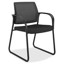 HON Mesh Back Sled Base Guest Chairs, Sold as 1 Each