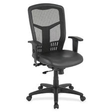 Lorell Executive High-Back Mesh Chair, Sold as 1 Each