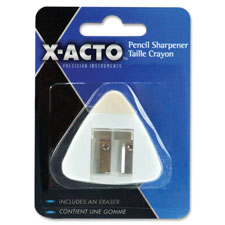 Elmer's X-Acto Pencil Sharpener with Eraser, Sold as 1 Each