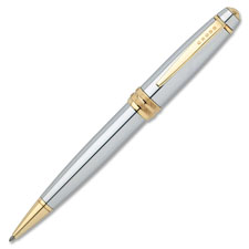 Cross Cross Bailey Executive-styled Chrome Ballpoint Pen, Sold as 1 Each