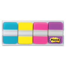 Post-it 1" Solid Color Self-stick Tabs, Sold as 1 Package