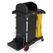 Rubbermaid High Security Cleaning Cart, Sold as 1 Each