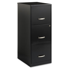 Lorell SOHO 18" 3-Drawer Vertical File, Sold as 1 Each
