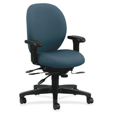 HON 7600 Series Mid-Back Chairs w/ Seat Glide, Sold as 1 Each