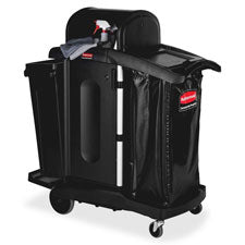 Rubbermaid High Security Executive Janitor Cleaning Cart, Sold as 1 Each