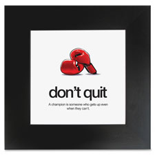 Aurora Prod. Don't Quit Poster, Sold as 1 Each