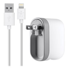 Belkin AC Swivel Lightning Cable iPhone 5 Charger, Sold as 1 Each