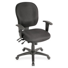 Lorell Adjustable Waterfall Design Task Chair, Sold as 1 Each