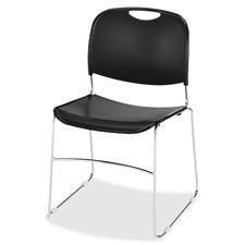 Lorell Lumbar Support Stacking Chair, Sold as 1 Carton, 4 Each per Carton 