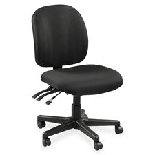 Lorell Mid-Back Task Chair w/o Arms, Sold as 1 Each