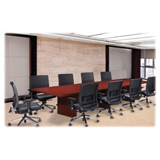 Lorell Modular Cherry Conference Table, Sold as 1 Each