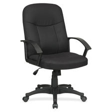 Lorell Executive Fabric Mid-Back Chair, Sold as 1 Each