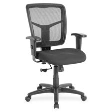 Lorell Managerial Mesh Mid-back Chair, Sold as 1 Each