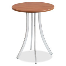 Safco Decori Wood Side Table, Tall, Sold as 1 Each