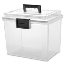 Iris Weather Tight Portable File Box, Sold as 1 Each