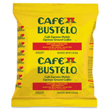 Caf&eacute; Bustelo Cafe Bustelo Espresso Blend Coffee, Sold as 1 Carton, 30 Each per Carton 