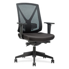 Lorell Steel Frame Mid-back Chair, Sold as 1 Each